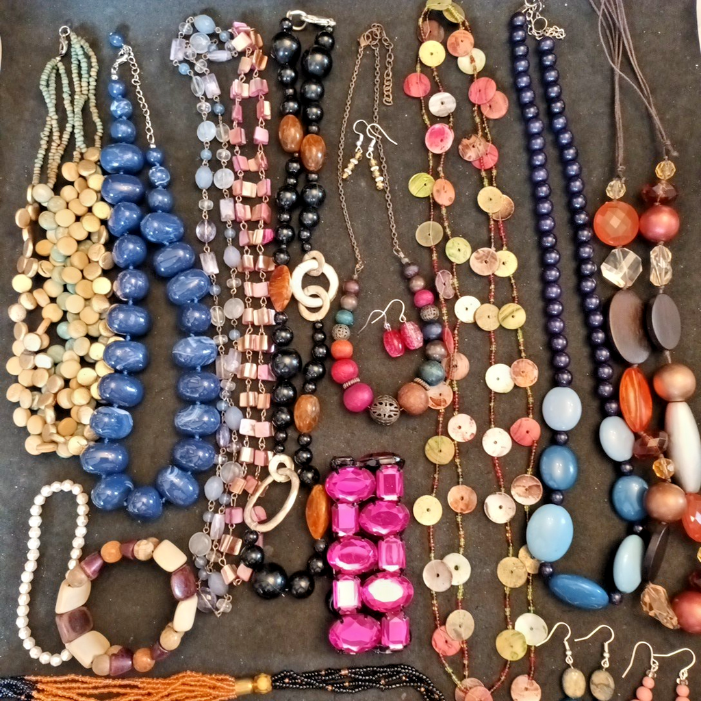 Costume Jewellery Necklaces Bracelets Bundle Joblot Mixed Lot