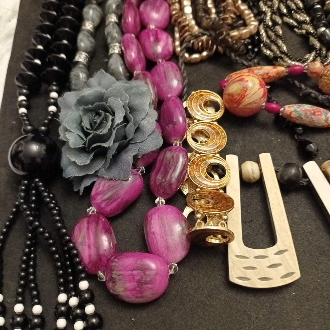 Costume Jewellery Necklaces Bracelets Bundle Joblot Mixed Lot 