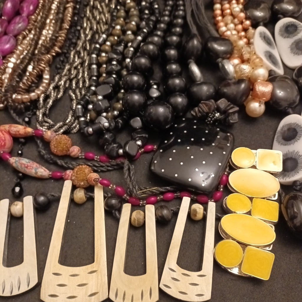 Costume Jewellery Necklaces Bracelets Bundle Joblot Mixed Lot 