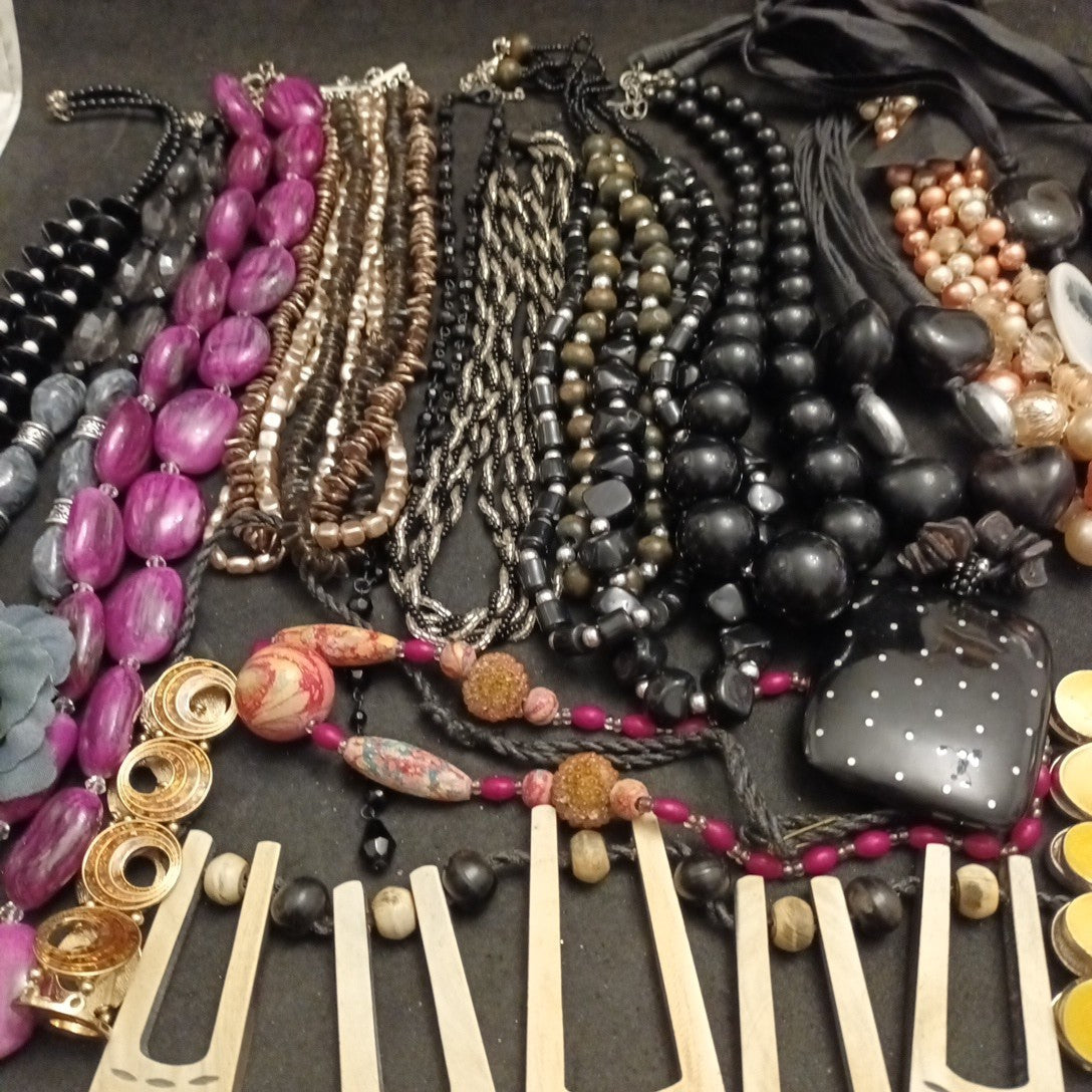 Costume Jewellery Necklaces Bracelets Bundle Joblot Mixed Lot 