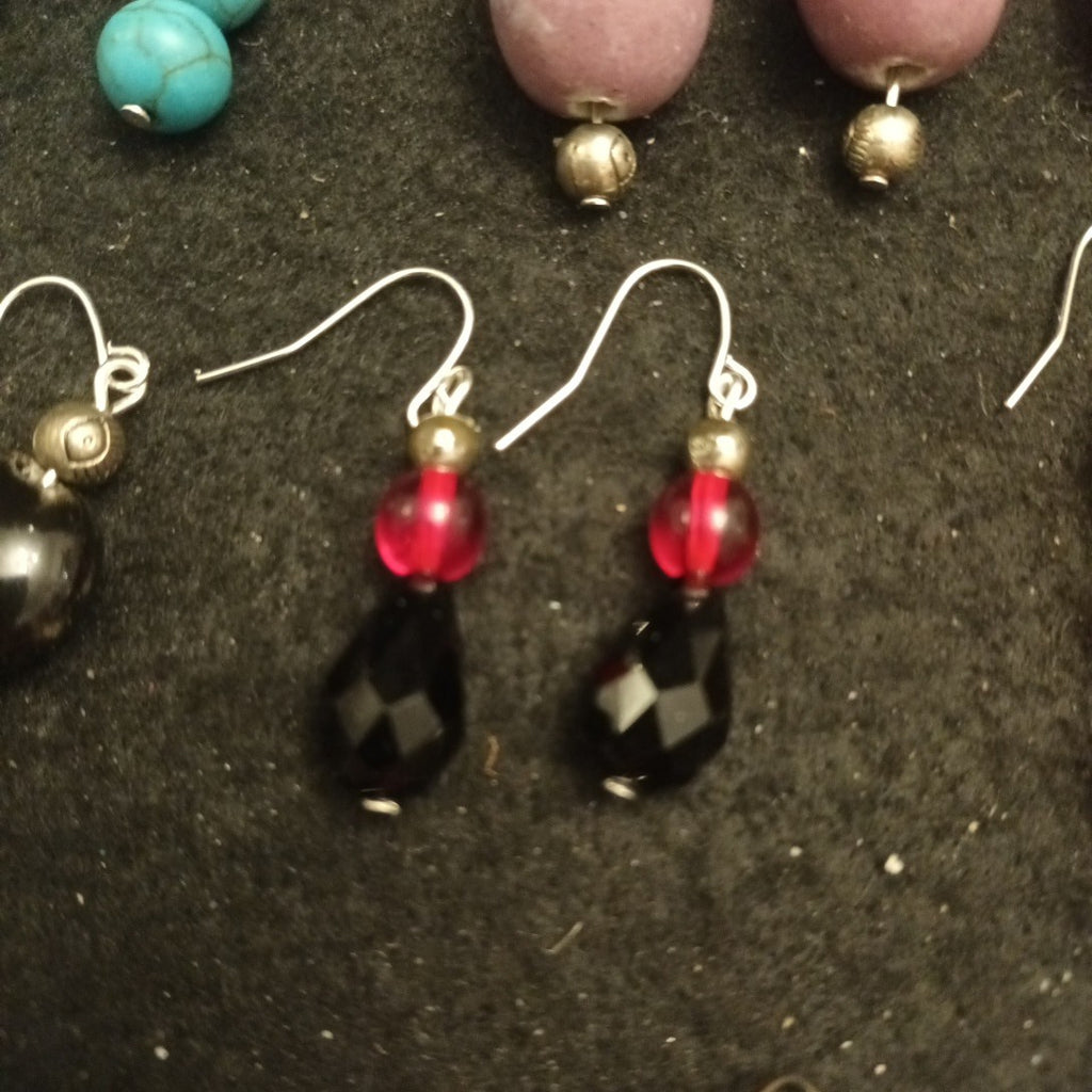 Earrings bundle Pairs Of Earrings For Pierced Ears. Hoop Dangle Bundle Joblot