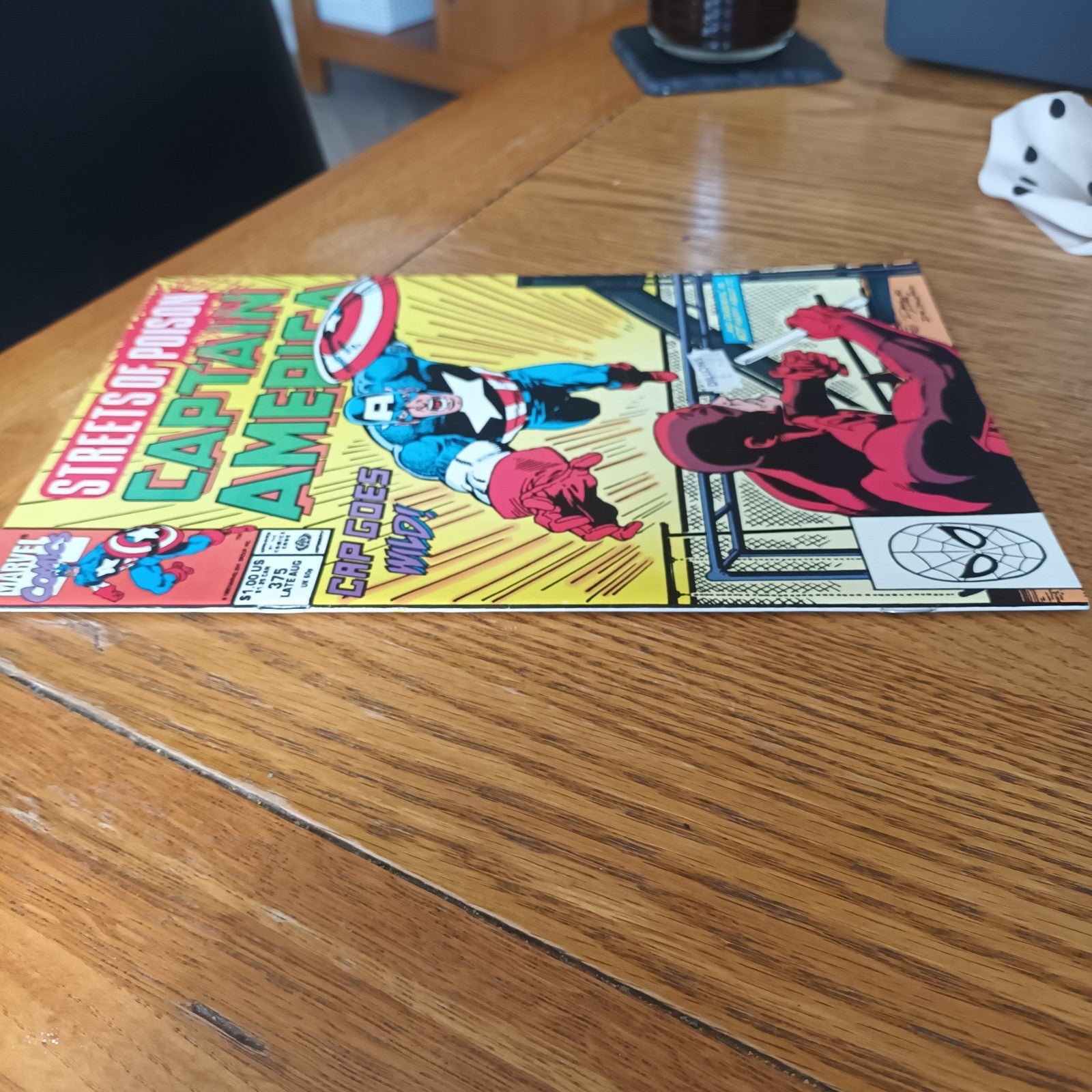 Captain America (1st Series) #375 (Newsstand) FN; Marvel | Streets of Poison