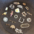 Broken Brooches Bundle Joblot Spares Repairs