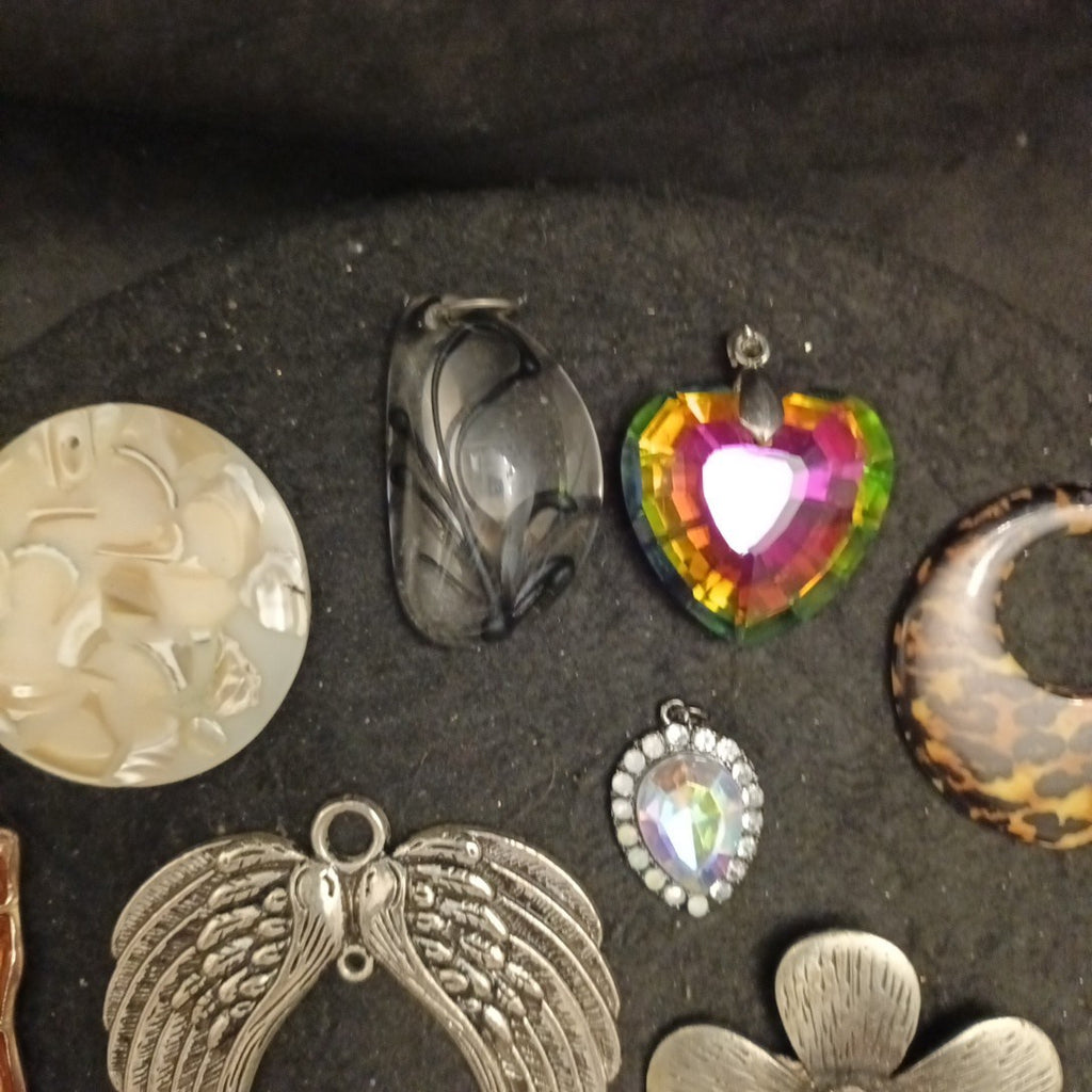 Joblot Bundle Of Pendants Mixed Lot Costume Jewellery