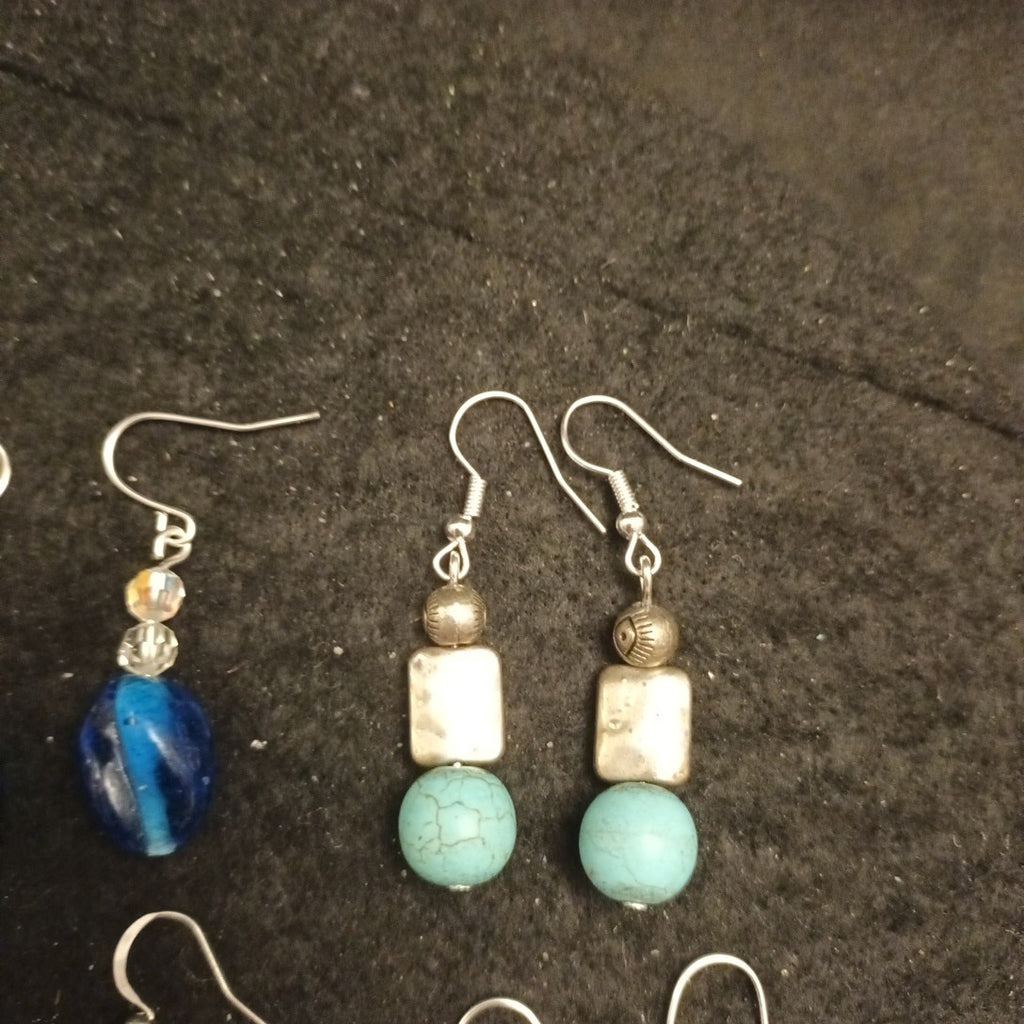 Earrings Bundle Pairs Of Earrings For Pierced Ears. Hoop Dangle Bundle Joblot