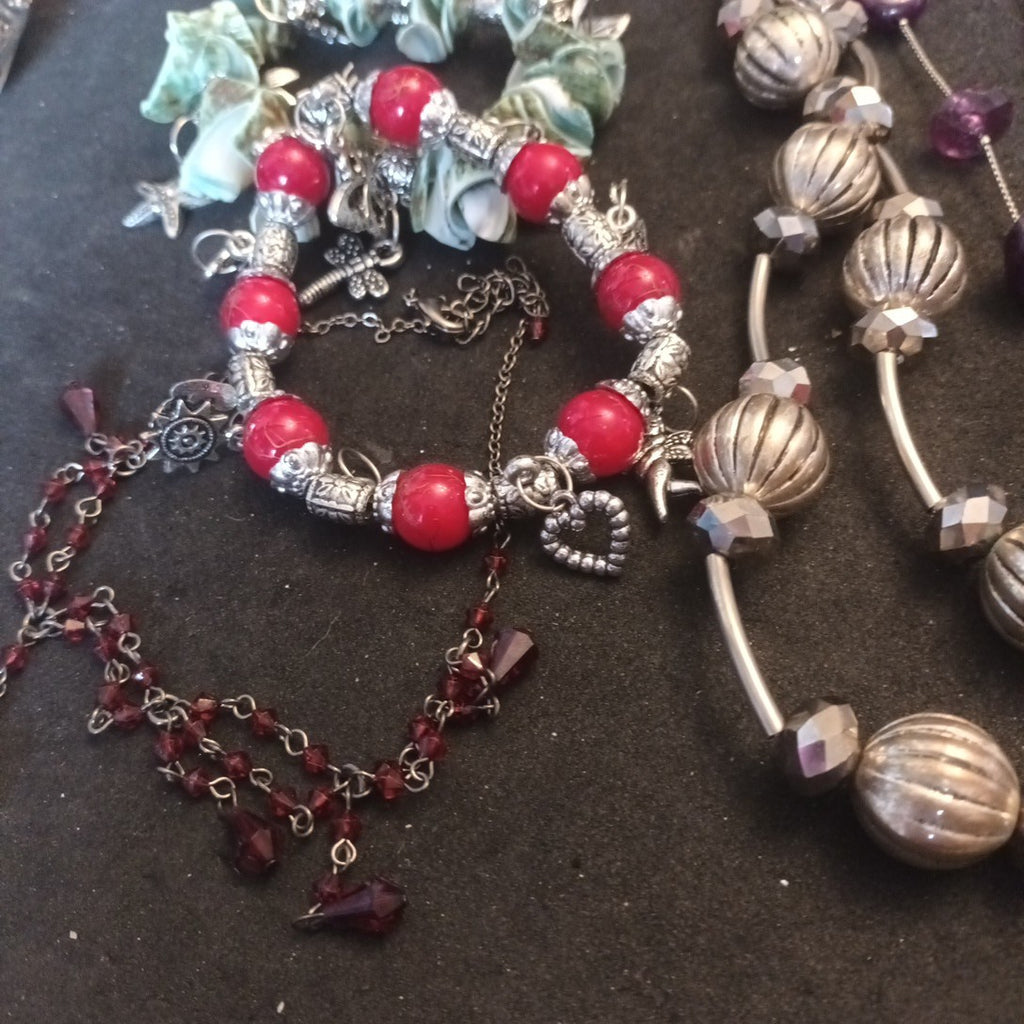 Costume Jewellery Necklaces Bracelets Bundle Joblot Mixed Lot