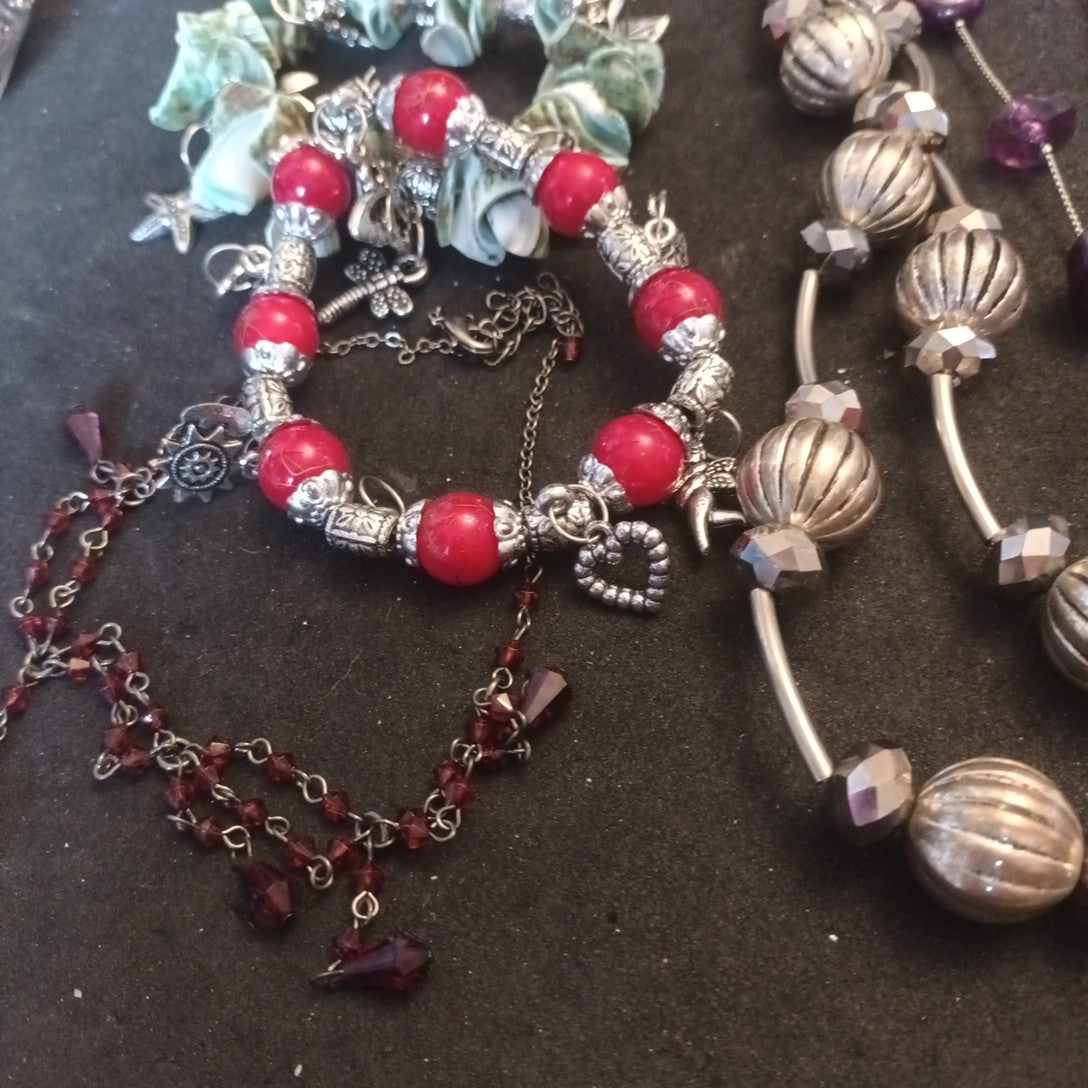 Costume Jewellery Necklaces Bracelets Bundle Joblot Mixed Lot