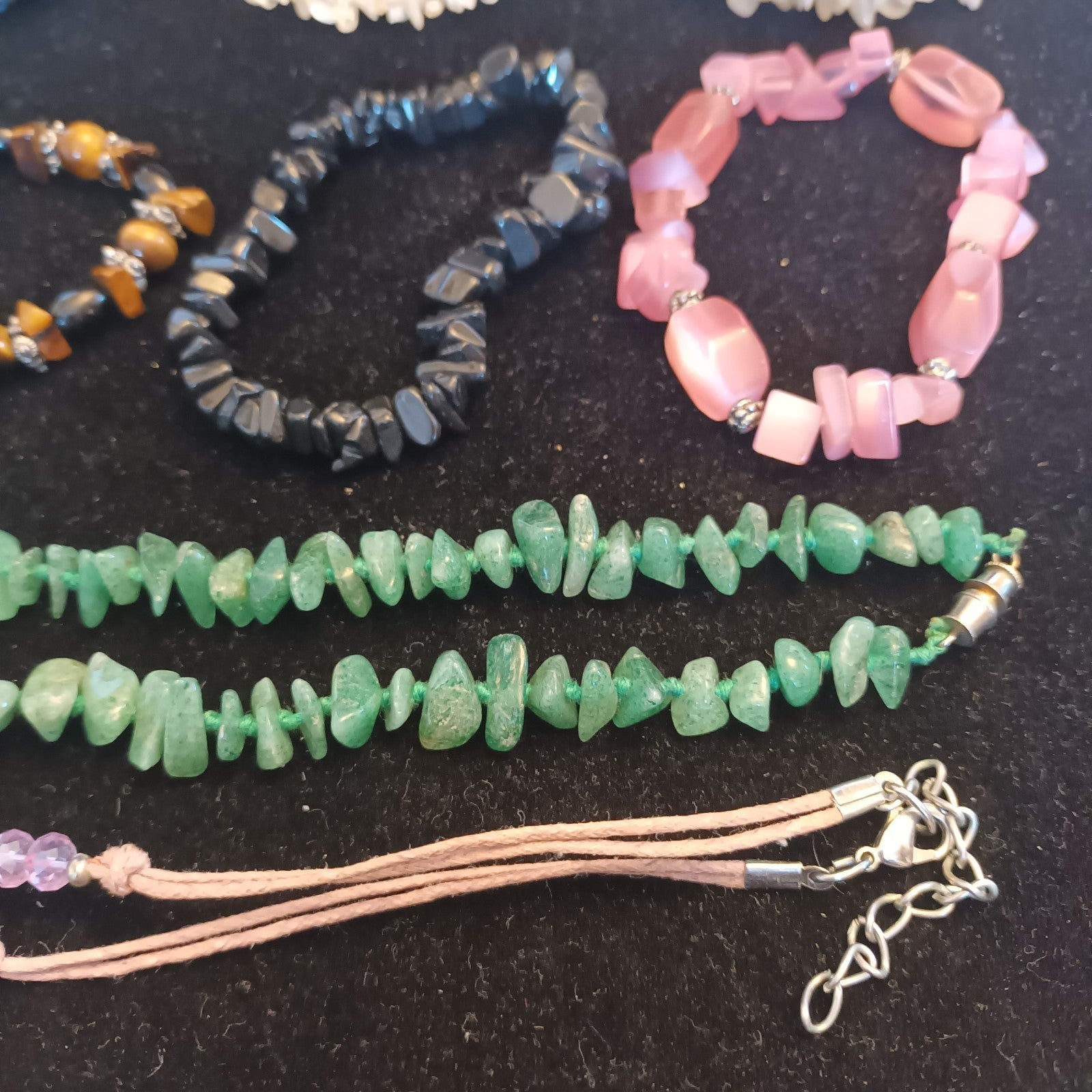 Gemstone Chips Necklaces and Bracelets Bundle Joblot Mixed lot