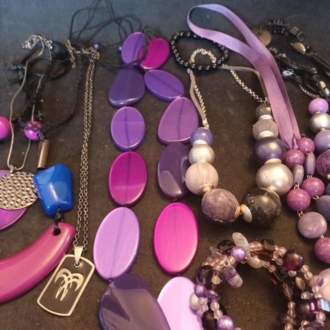 Costume Jewellery Necklaces Bracelets Bundle Joblot Mixed Lot