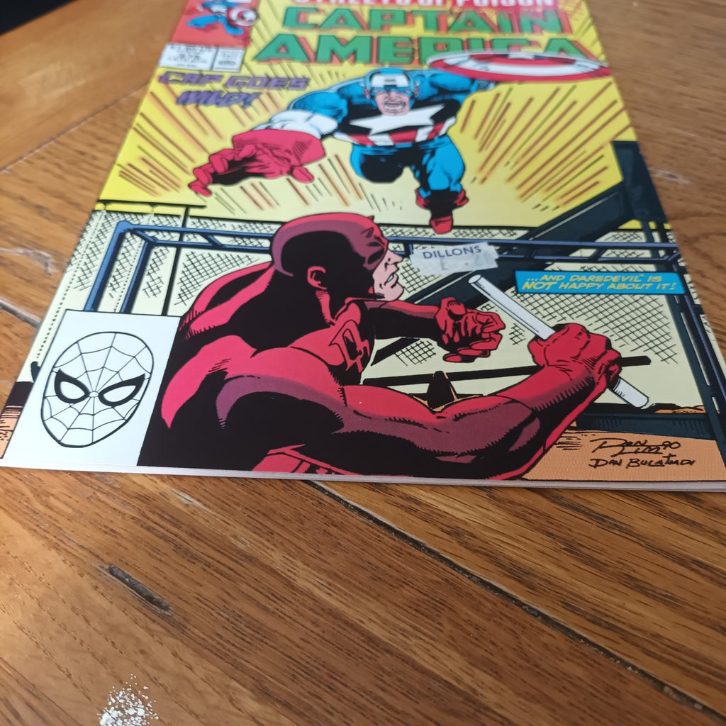 Captain America (1st Series) #375 (Newsstand) FN; Marvel | Streets of Poison