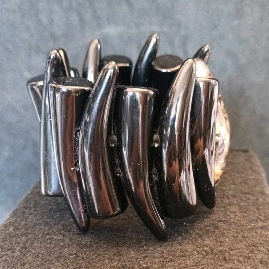 Carlos Sobral Jackie Brazil Signed Safari Tusk Cuff Bracelet