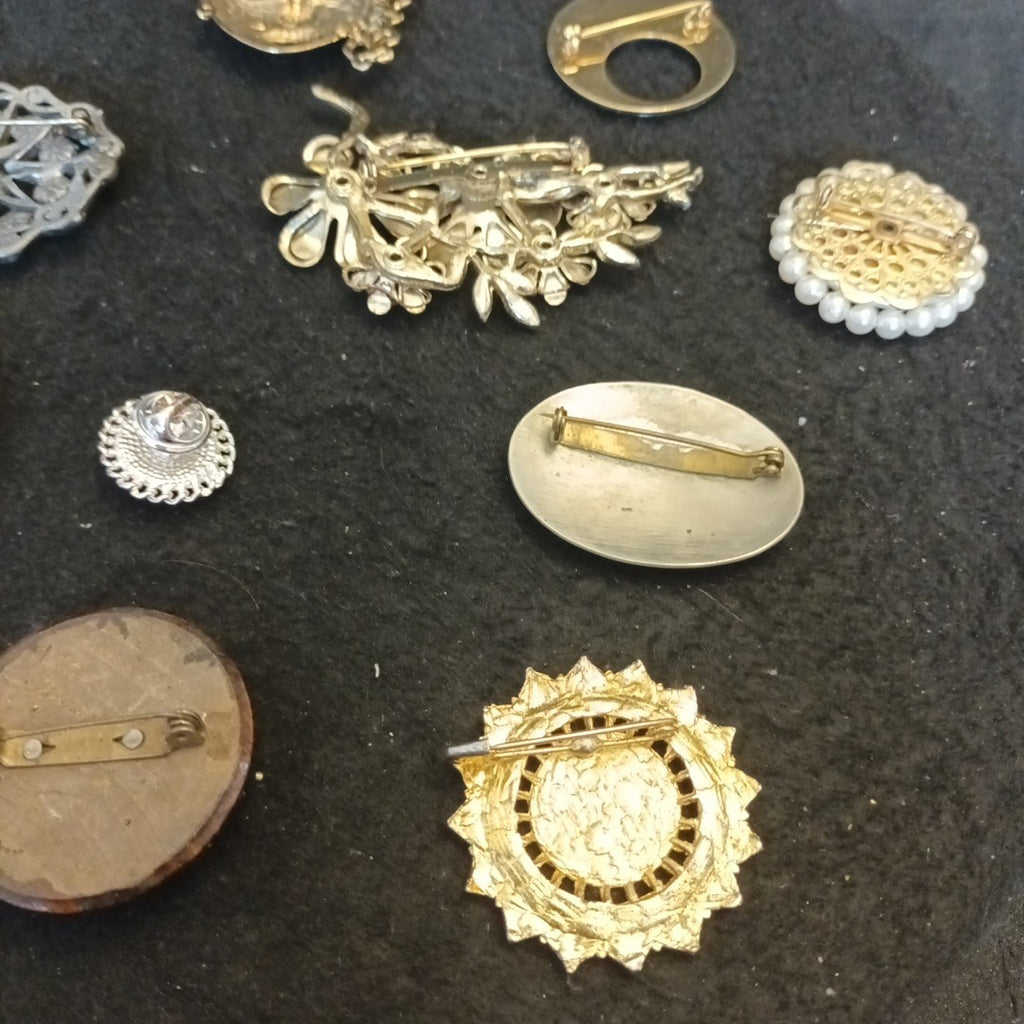 Brooch Bundle Costume Jewellery Brooches Mixed Lot