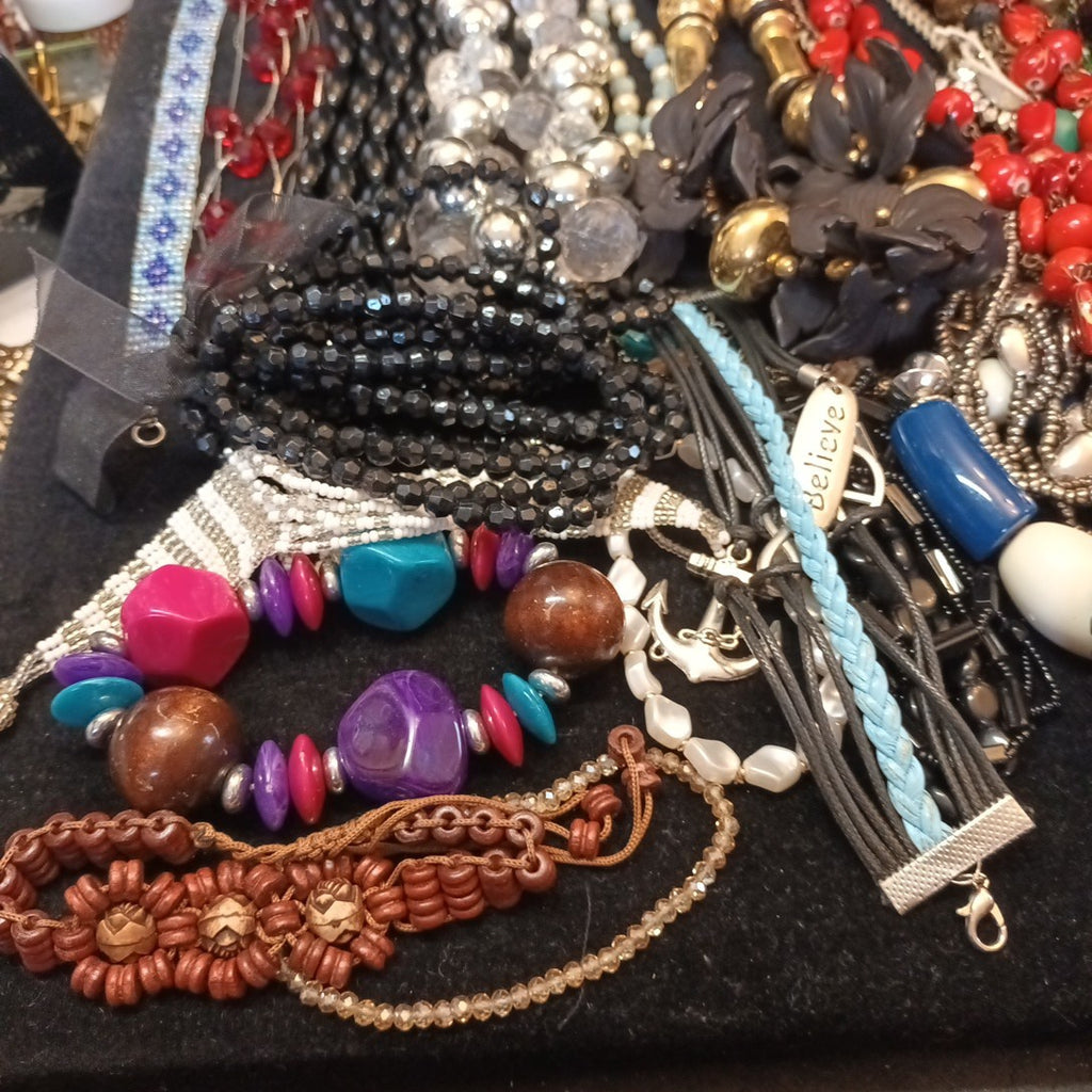 Costume Jewellery Necklaces Bracelets Bundle Joblot Mixed Lot