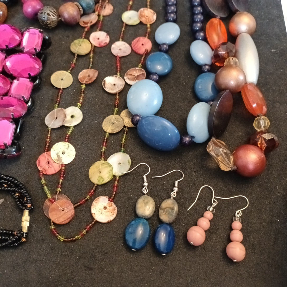 Costume Jewellery Necklaces Bracelets Bundle Joblot Mixed Lot