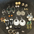 Earrings. Pairs Of Earrings For Pierced Ears. Hoop Dangle. Bundle Joblot