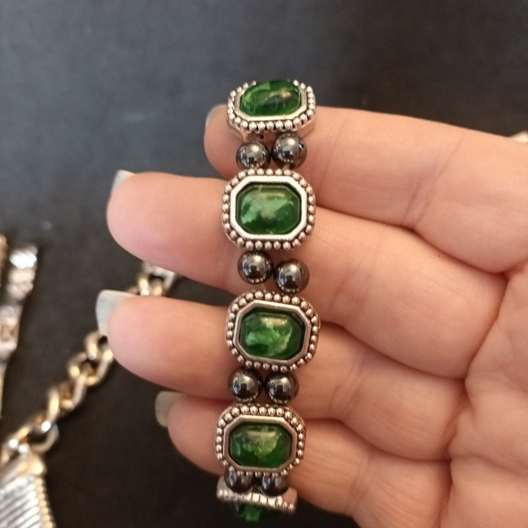 Silver Tone Costume Jewellery  Necklaces Bracelets Bundle Joblot 