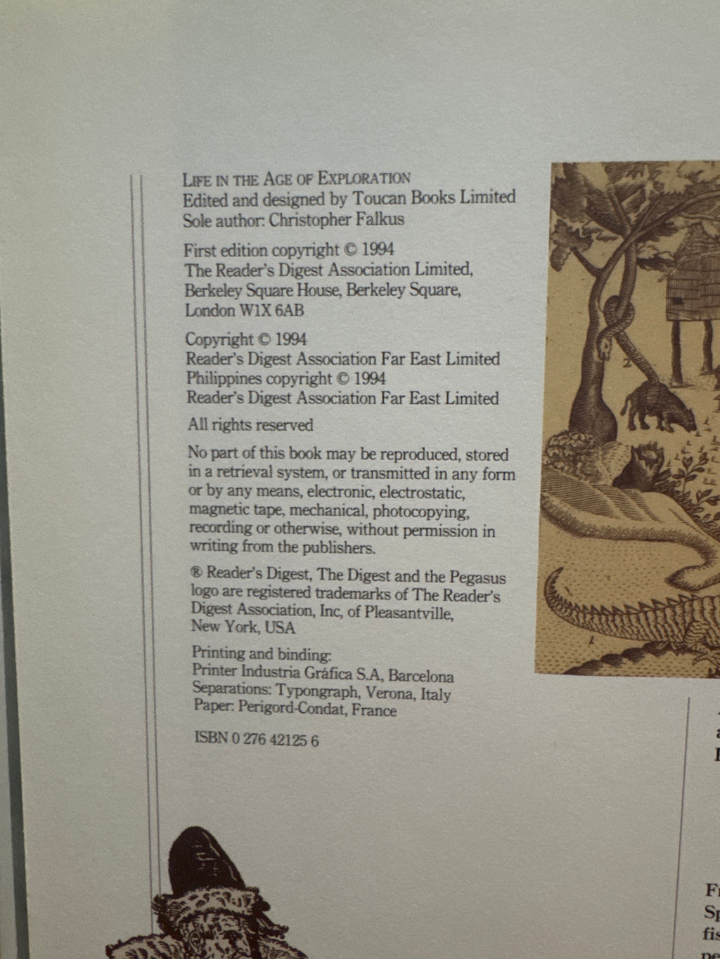 Reader’s Digest Journeys into the Past, Life In The Age Exploration, hardcover book