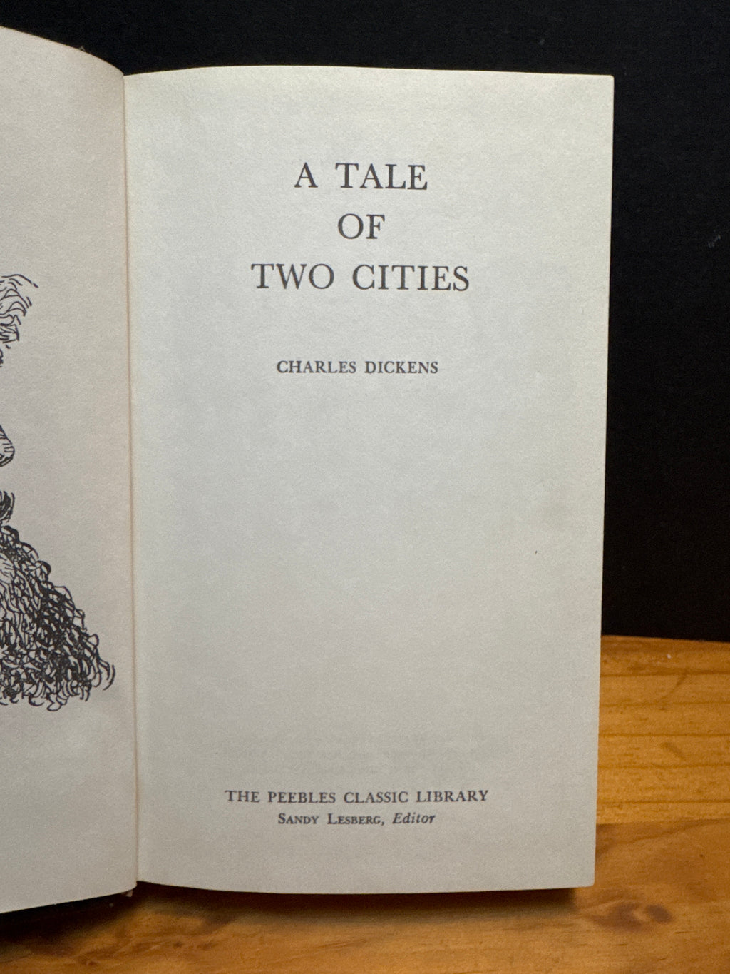 A Tale Of Two Cities by Charles Dickens, hardcover book
