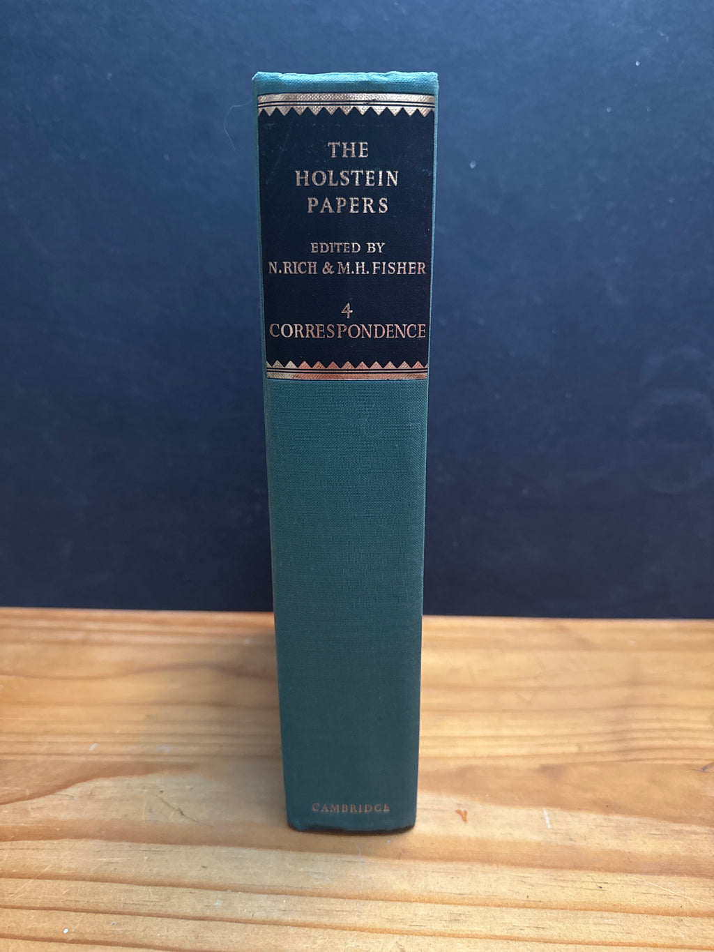 The Holstein Papers IV Correspondence, hardcover book