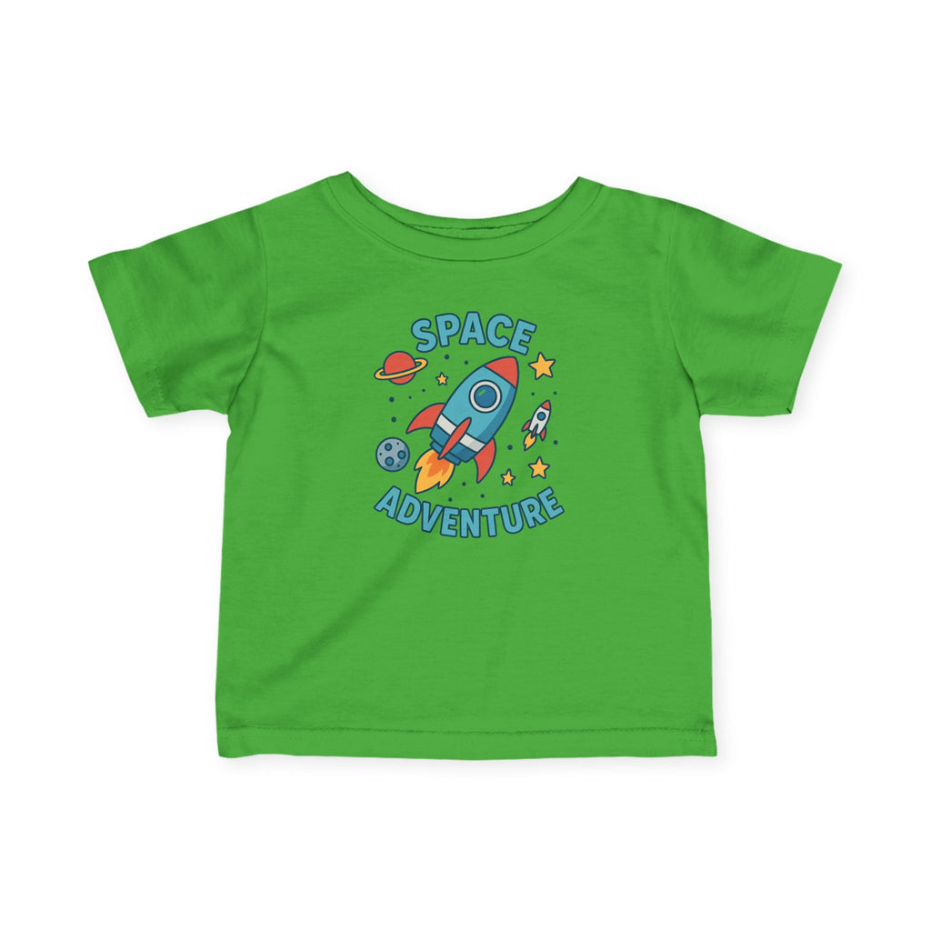 Infant Tee — "Space Adventure" Rocket Graphic Baby Shirt