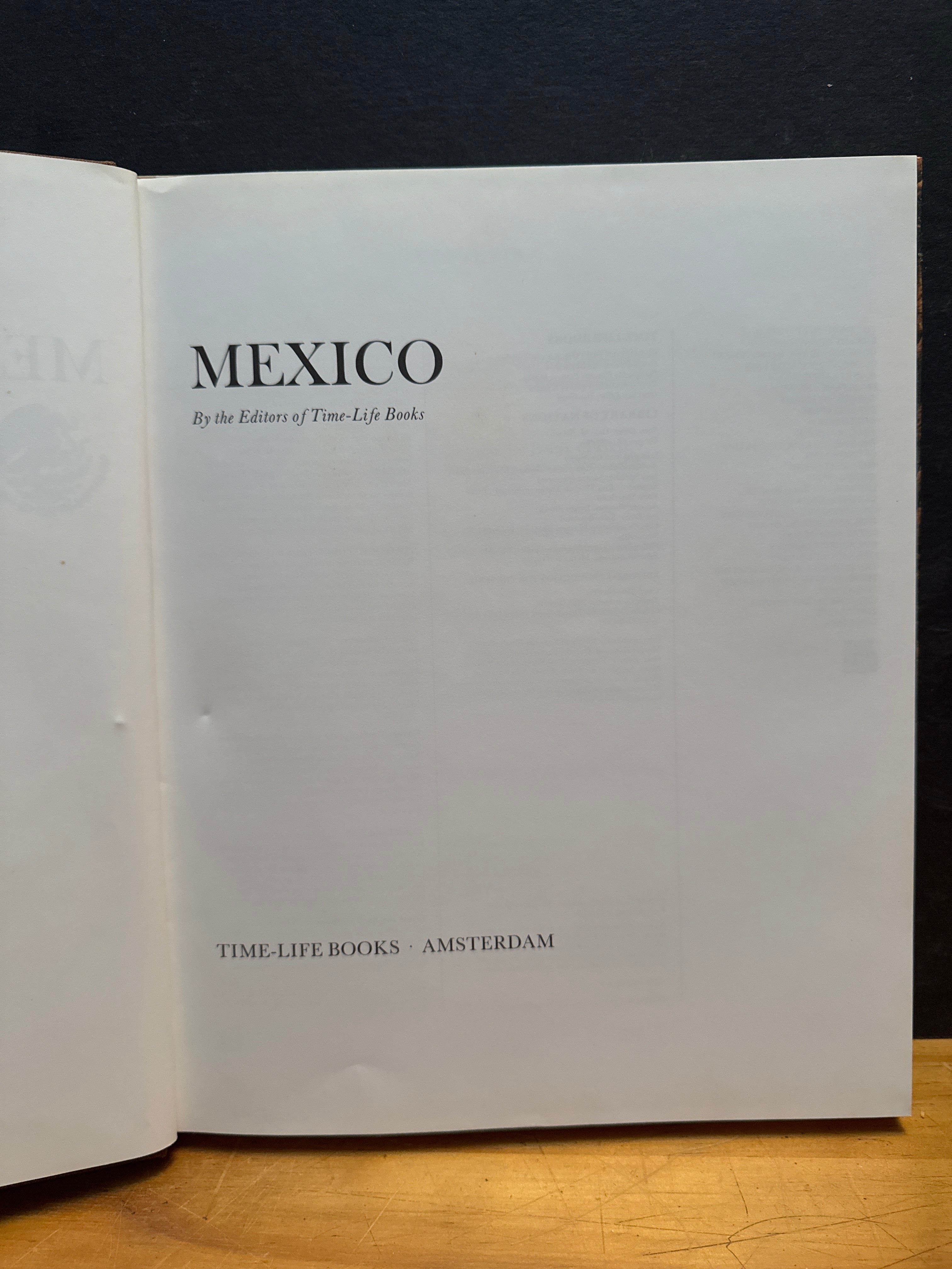 Mexico Library Of Nationals hardcover book