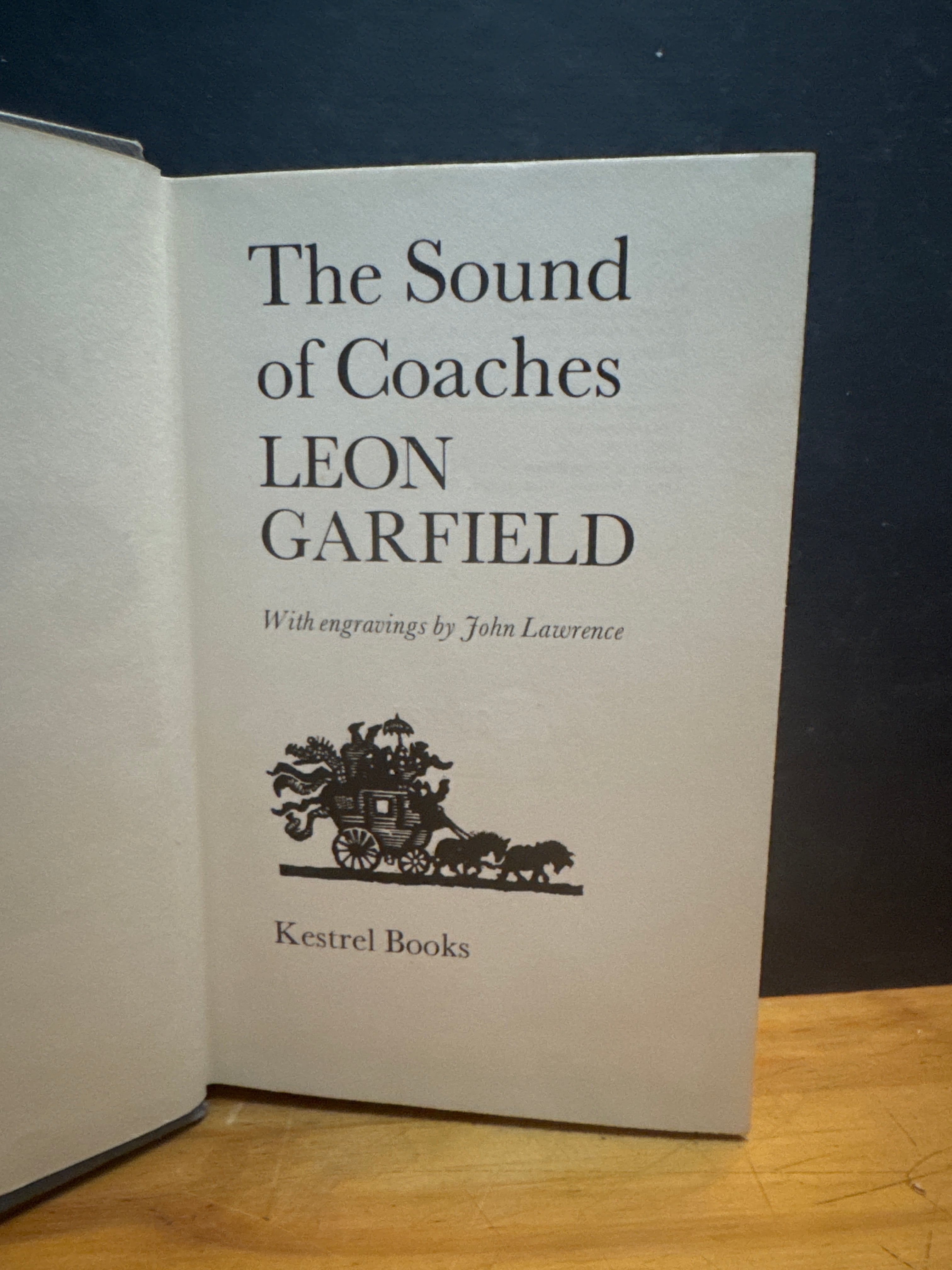 The Sound of Coaches by Leon Garfield hardcover book