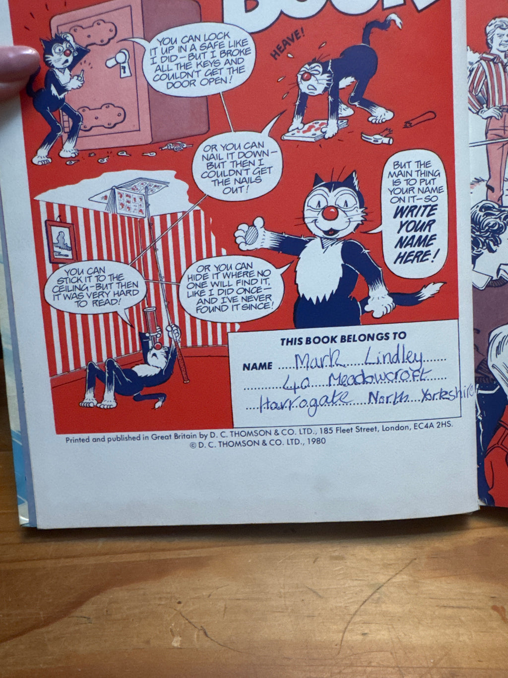 The Dandy Book 1981 hardcover book