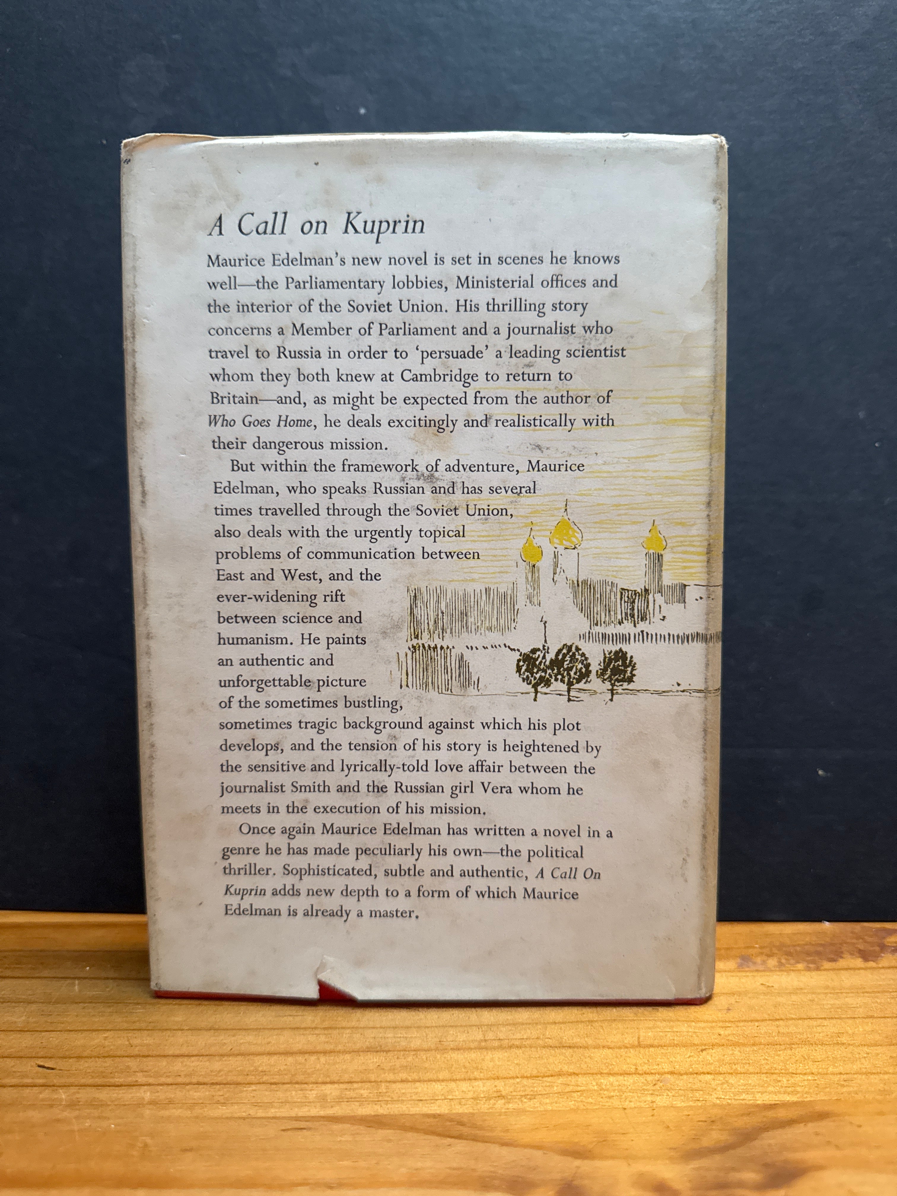 A Call On Kuprin by Maurice Edelman, hardcover book