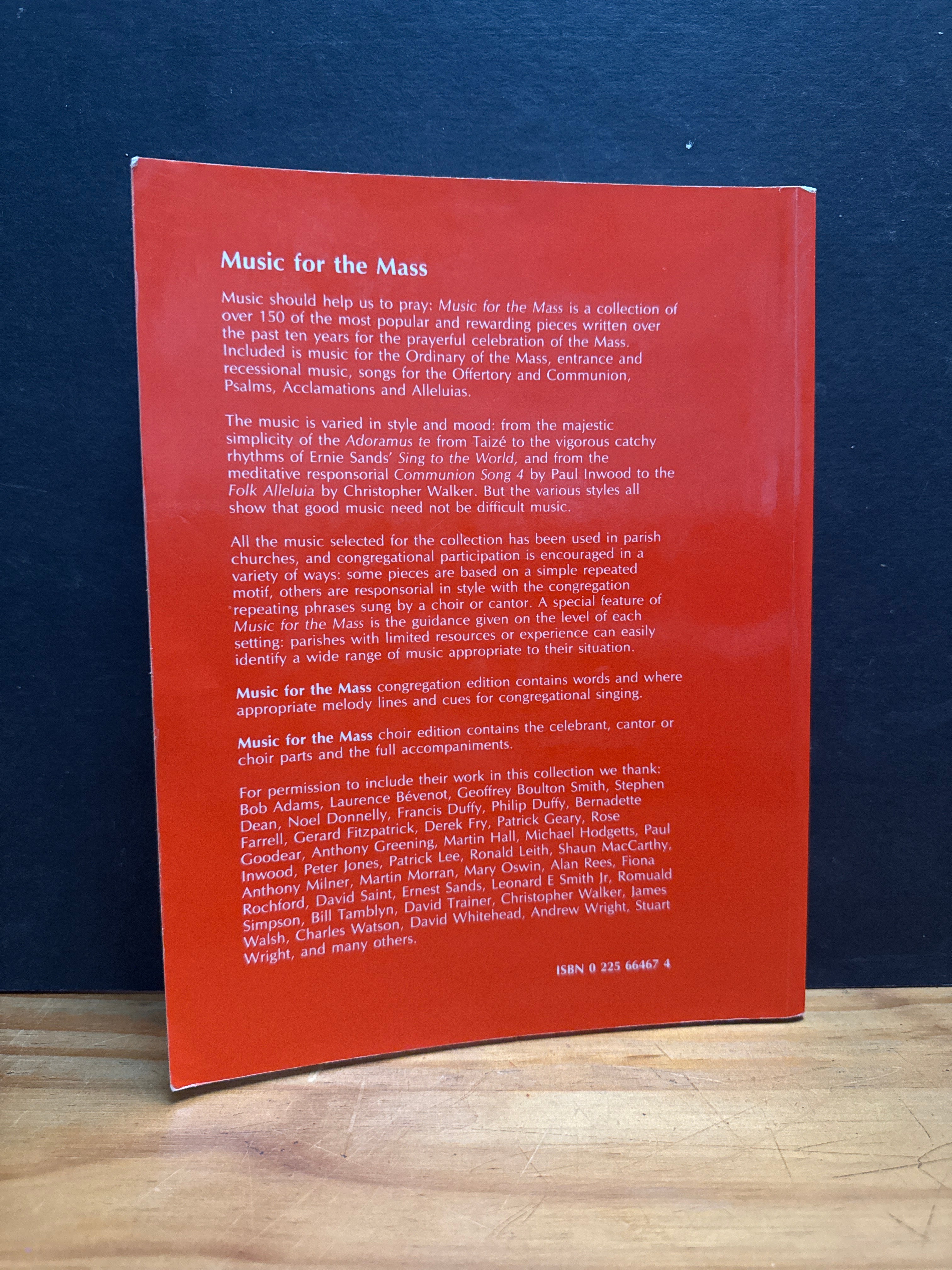 Music for the Mass edited by Geoffrey Boulton Smith, paperback book