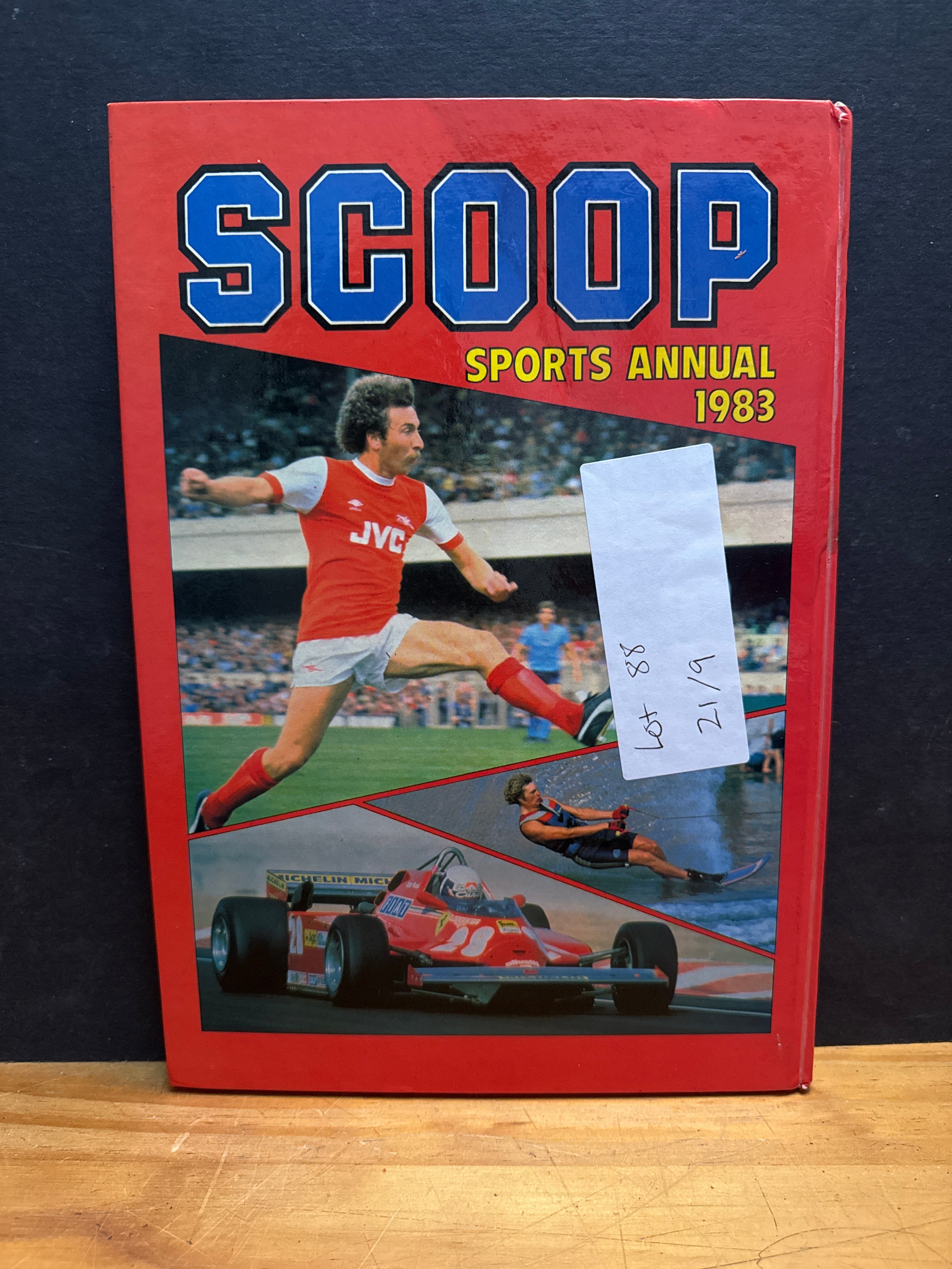 Scoop Sports Annual 1983 hardcover book