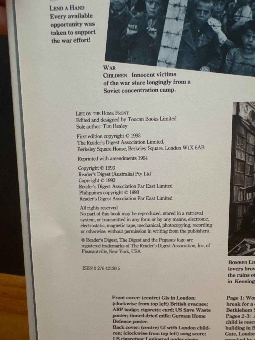 Reader’s Digest Journey into the Past, Life On The Home Front