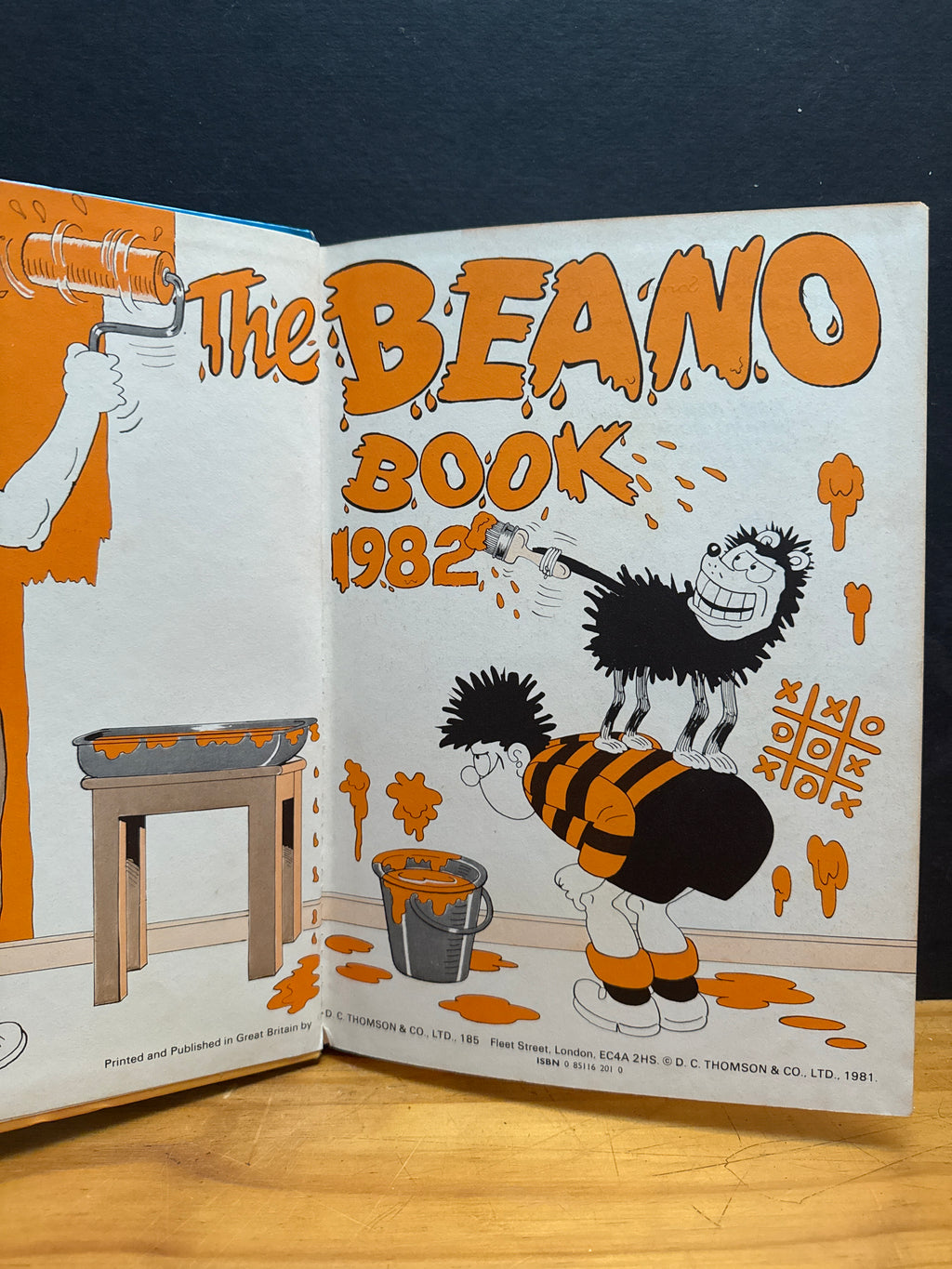The Beano Book 1982 hardcover book