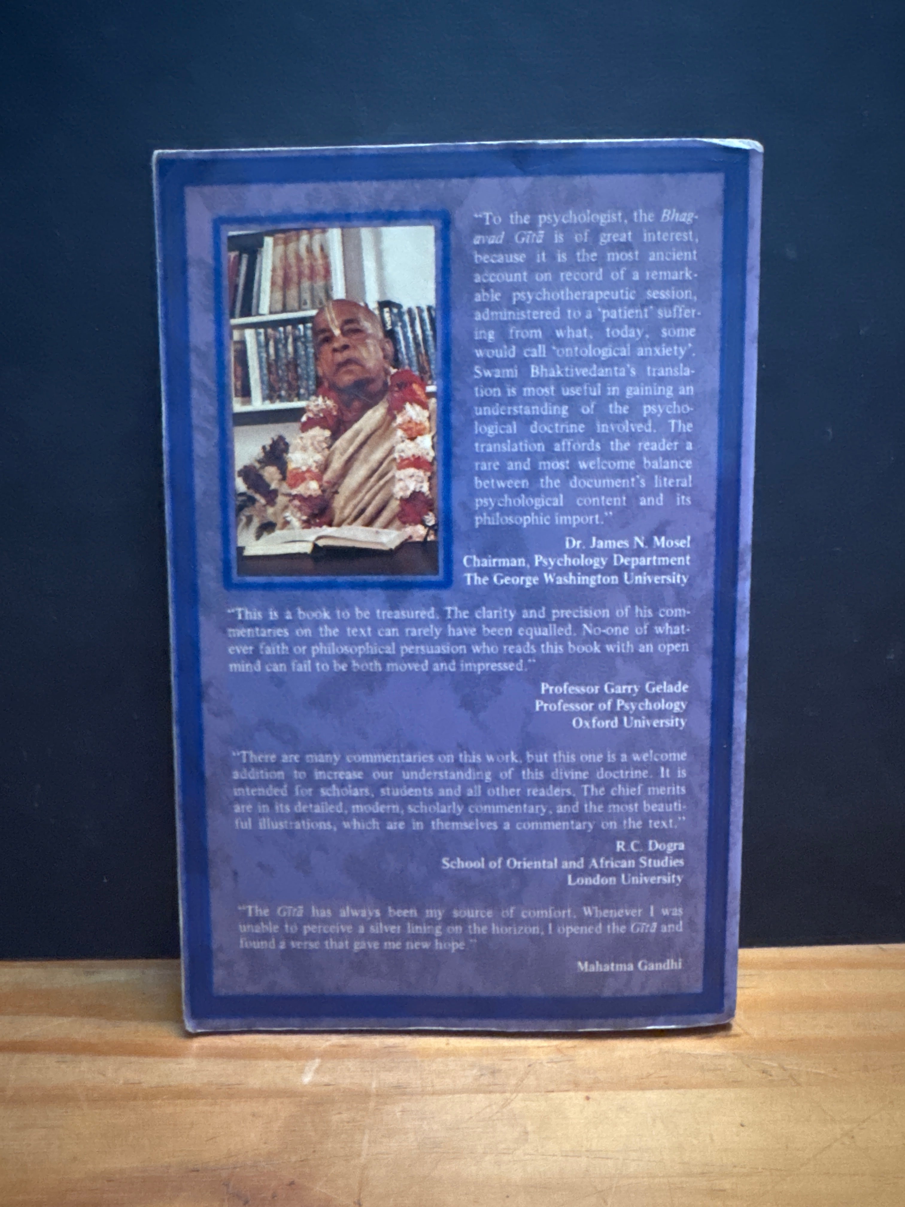 Bhagavad Gita As It Is, paperback book