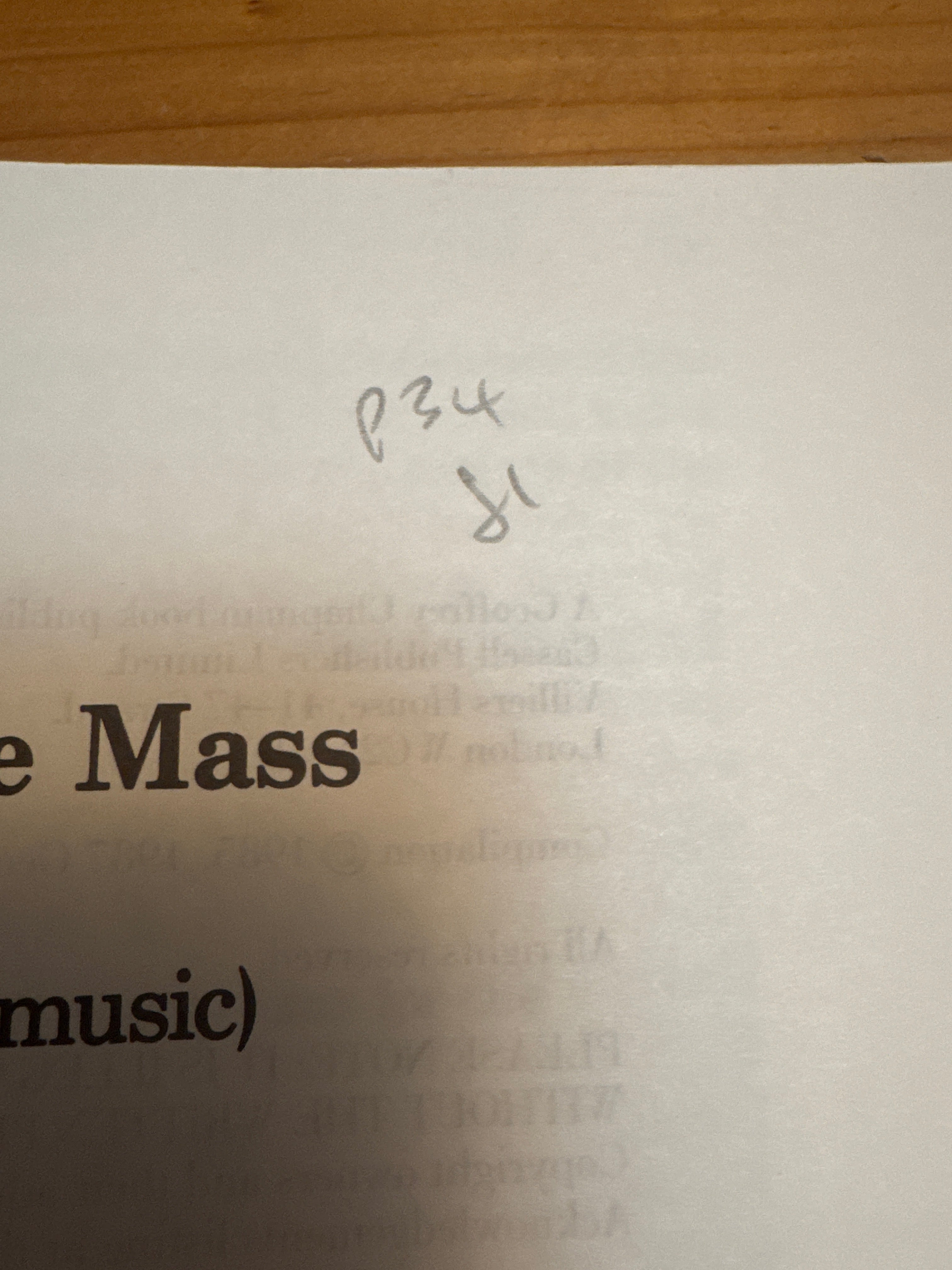 Music for the Mass edited by Geoffrey Boulton Smith, paperback book