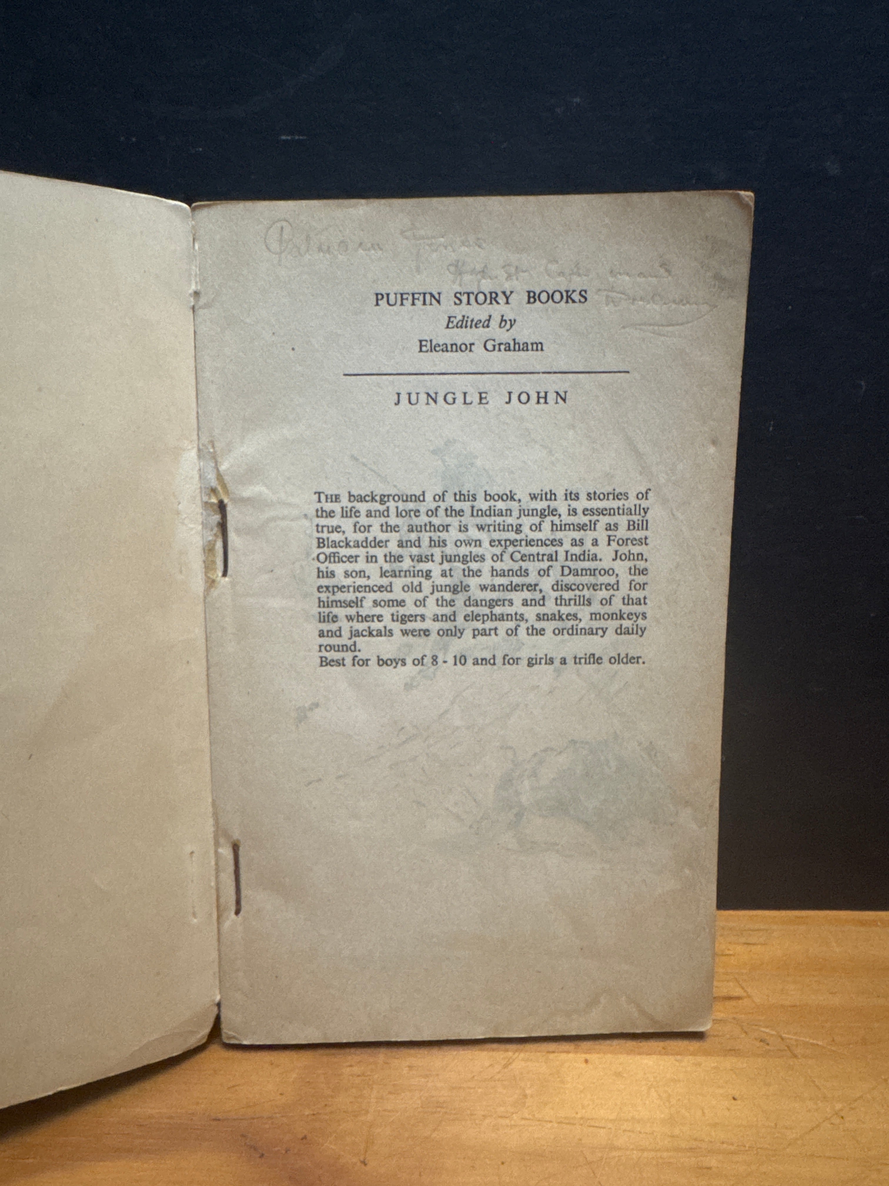 Jungle John by John Budden paperback book