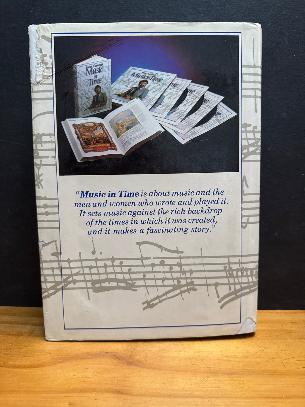 James Galway’s Music in Time written by William Mann hardcover book