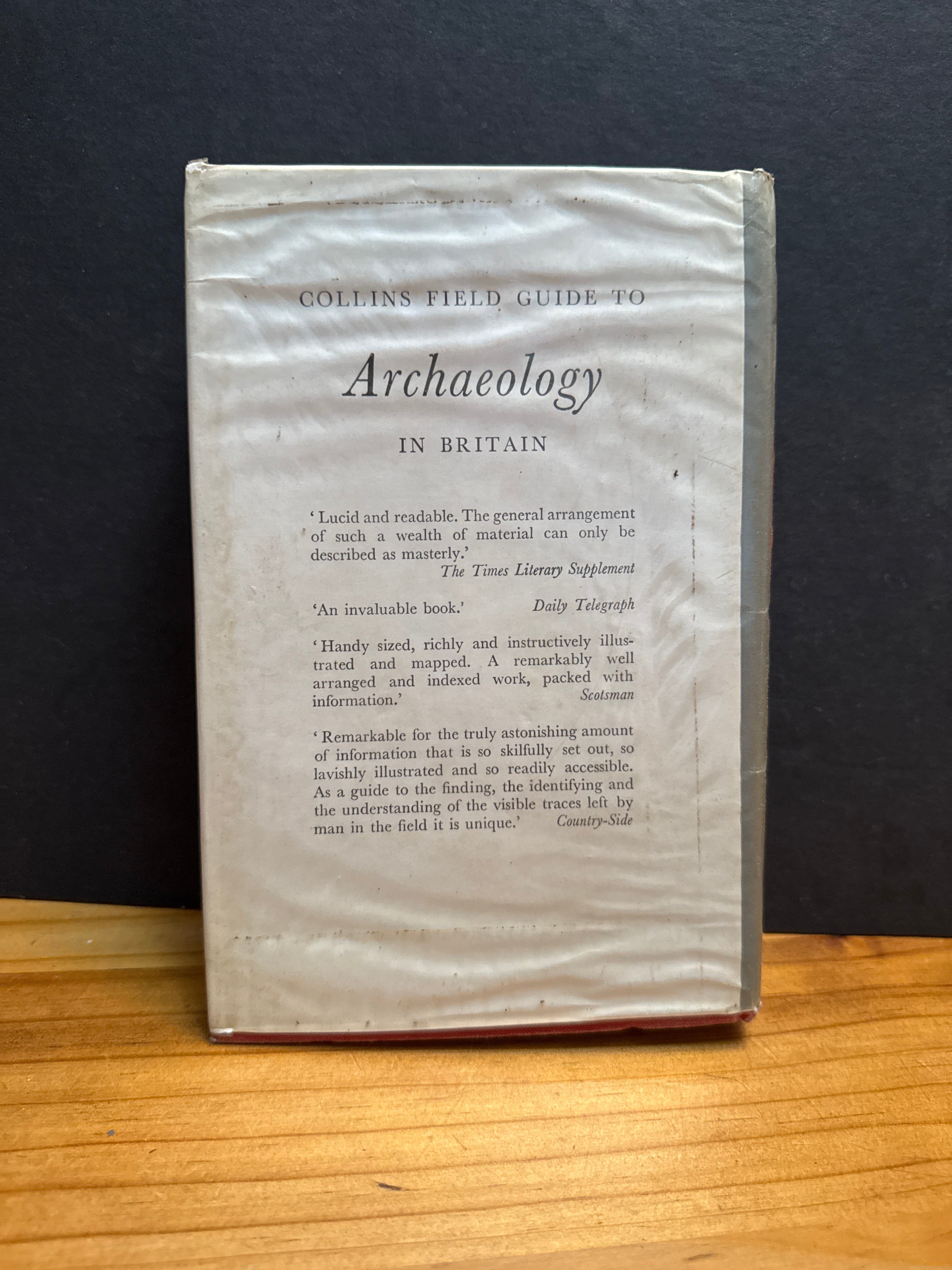 Collins Field Guide to Archaeology in Britain by Eric S. Wood, hardcover book