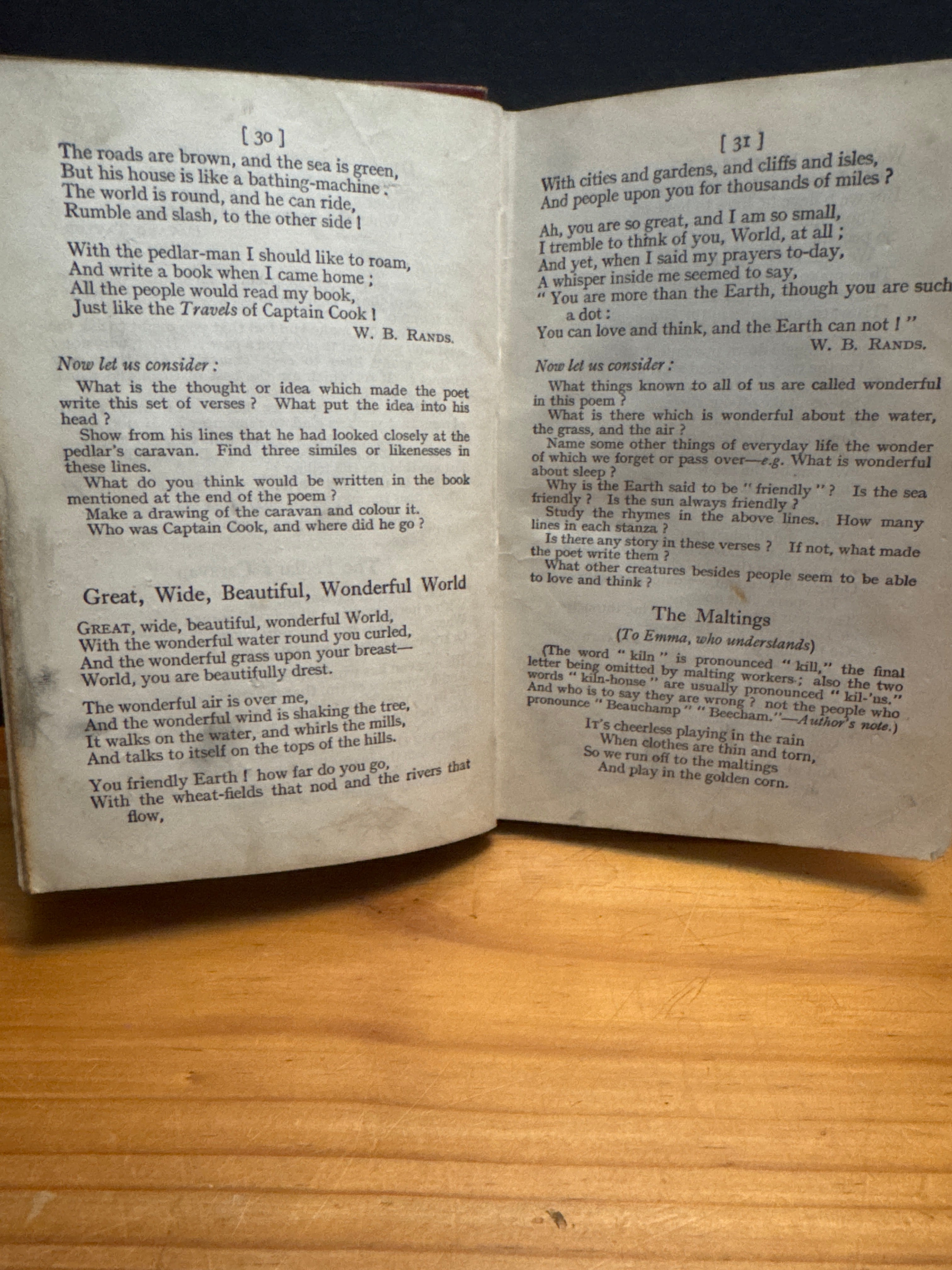 Pattern Poetry Part 1 Arranged by Richard Wilson hardcover book