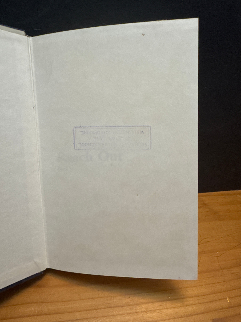 Reach Out Book Three by Thomas Blackburn and W. T. Cunningham, hardcover book